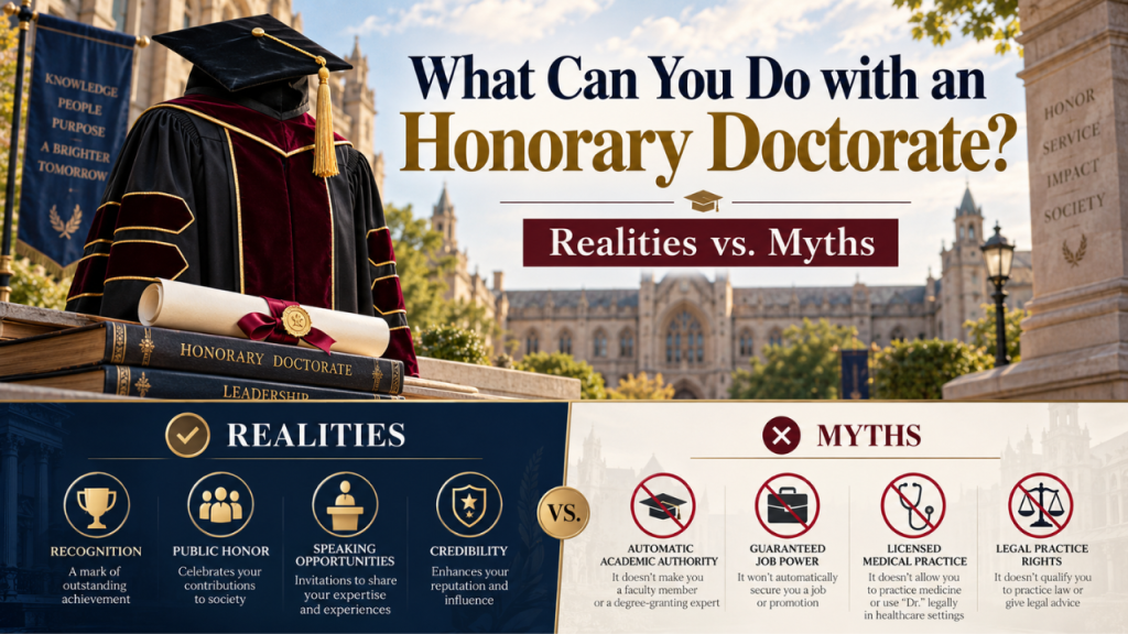 What Can You Do with an Honorary Doctorate