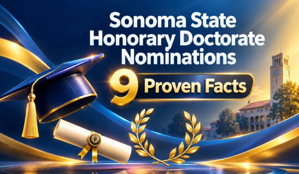Sonoma State Honorary Doctorate Nominations