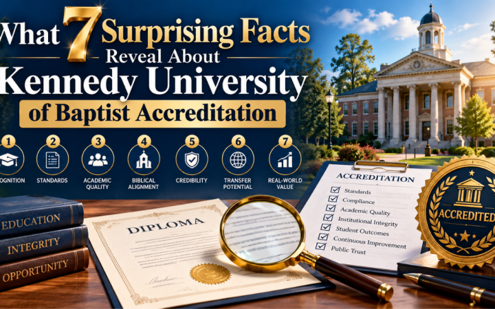 Kennedy University of Baptist Accreditation: 7 Key Facts 41 Kennedy University of Baptist Accreditation