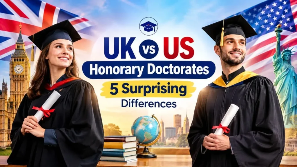 UK vs US honorary doctorates